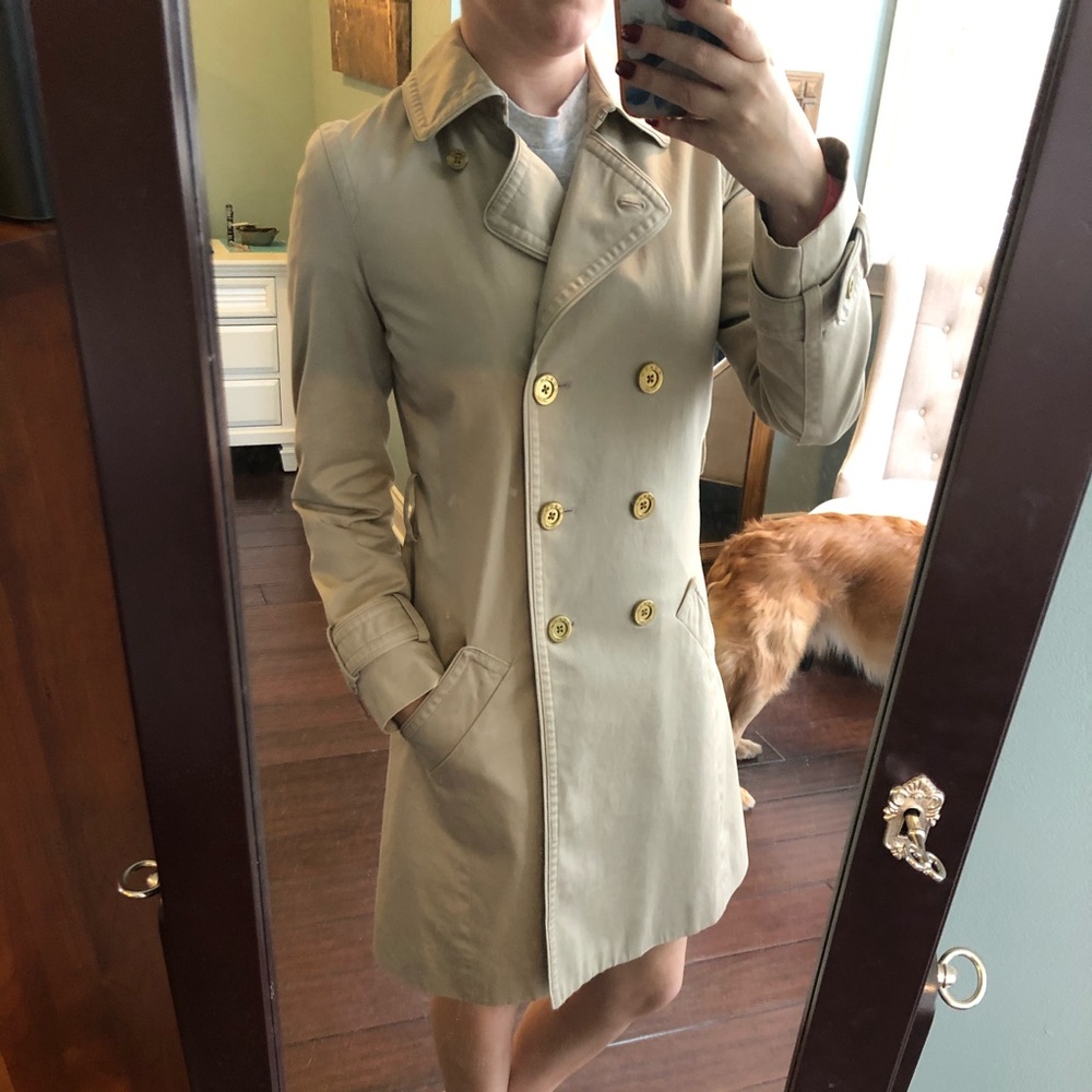 Coach Trench Coat Khaki Size XS